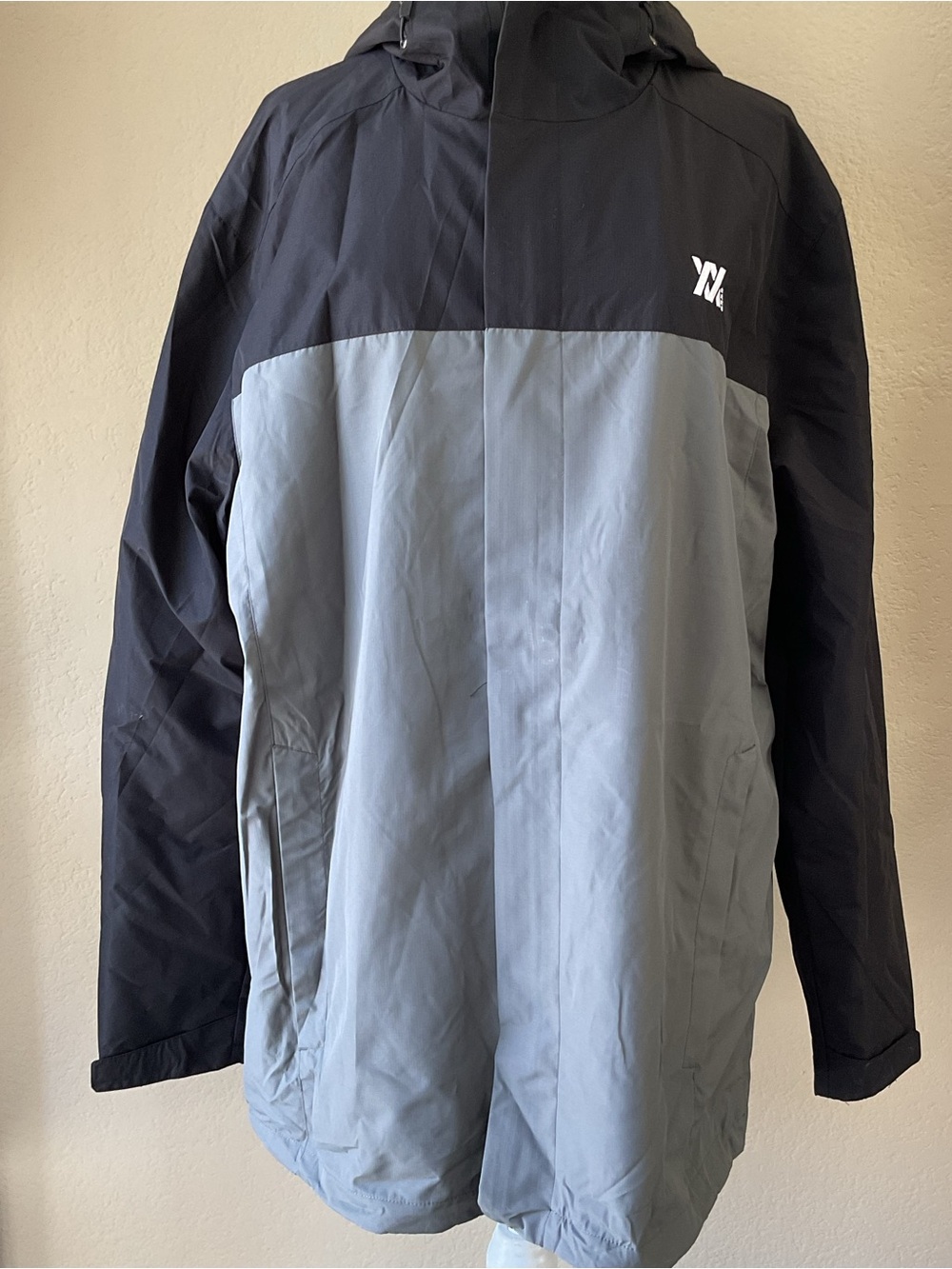 NWT Dixxon Flannel Co Tech Rain Jacket 2XL Ground Up Customs Two Tone Hooded